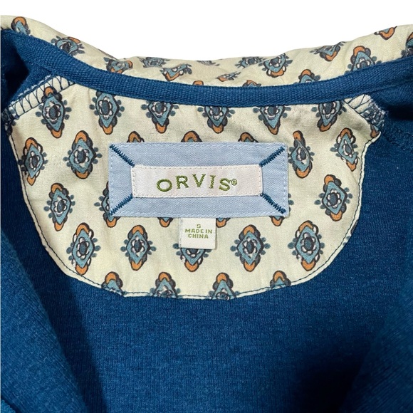Orvis Softest French Rib Quarter Zip Pullover Sweater Size Small - Picture 2 of 4